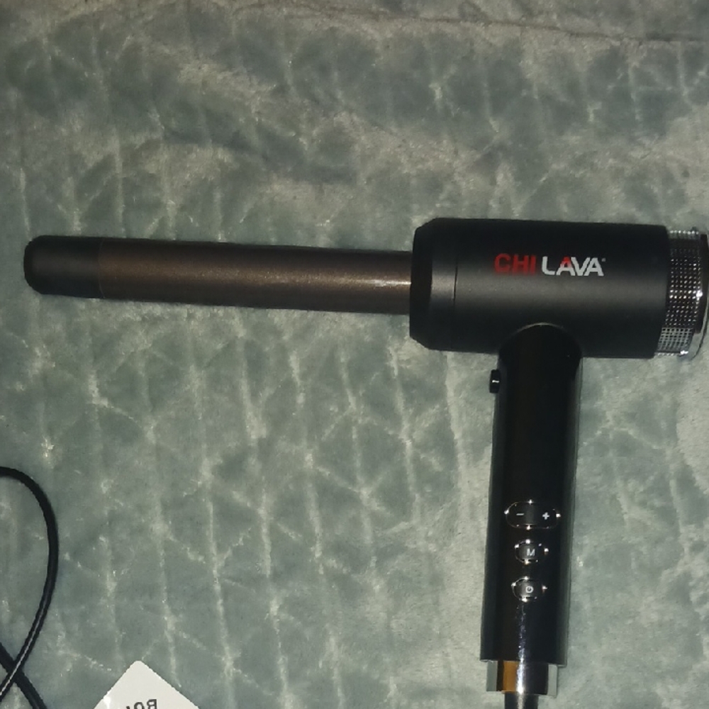 Lava Black Curling Iron